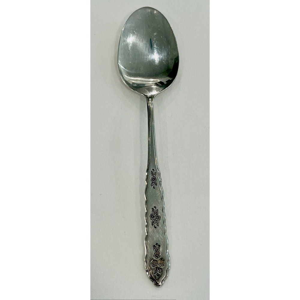 Oneida Soup Spoon FLORAL BOUQUET Stainless Distinction Silverware‎ Flatware